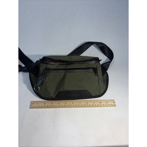 ALPAKA Limited Edition Sling Bag Pack Army Green/orange - Picture 8 of 8